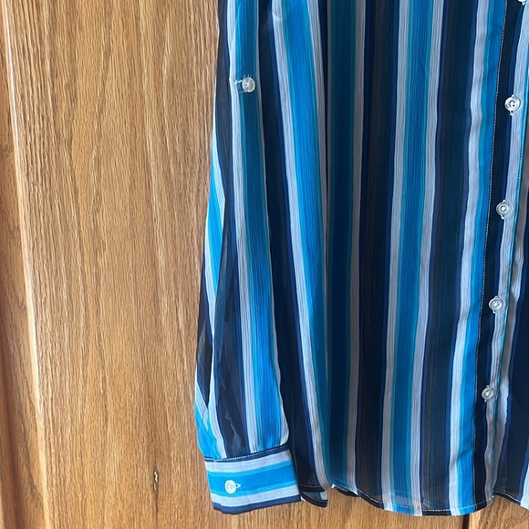 Kut From the Kloth sheer striped blouse - Picture 4 of 13